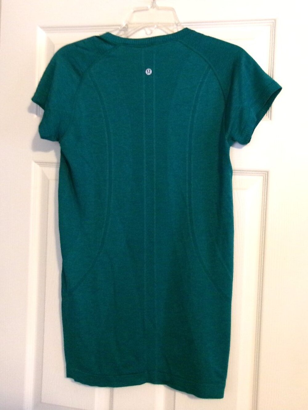 LULULEMON SWIFTLY TECH Short Sleeve Shirt Green Size 10 - Picture 3 of 3